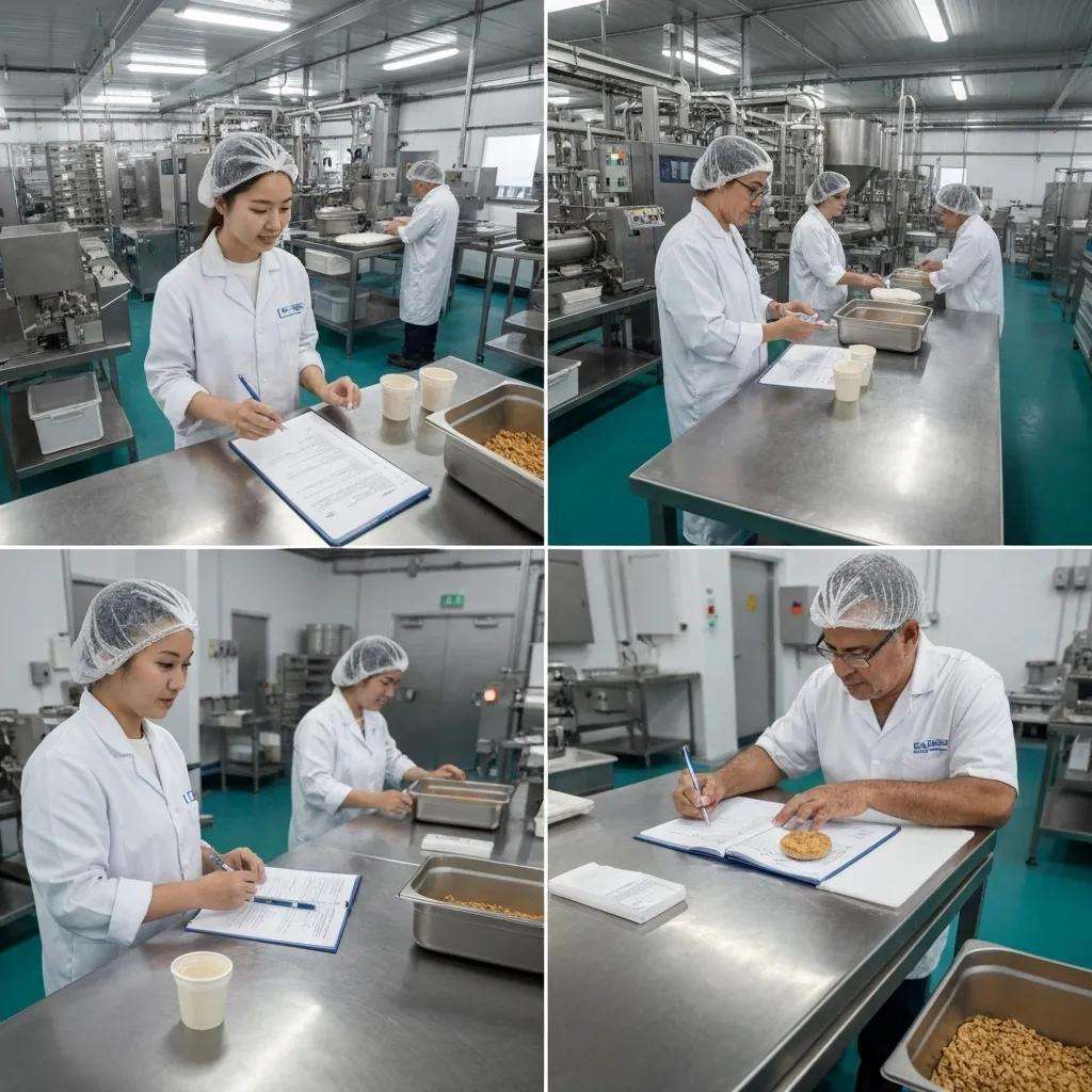 Food production facility emphasizing ISO 9001 certification practices