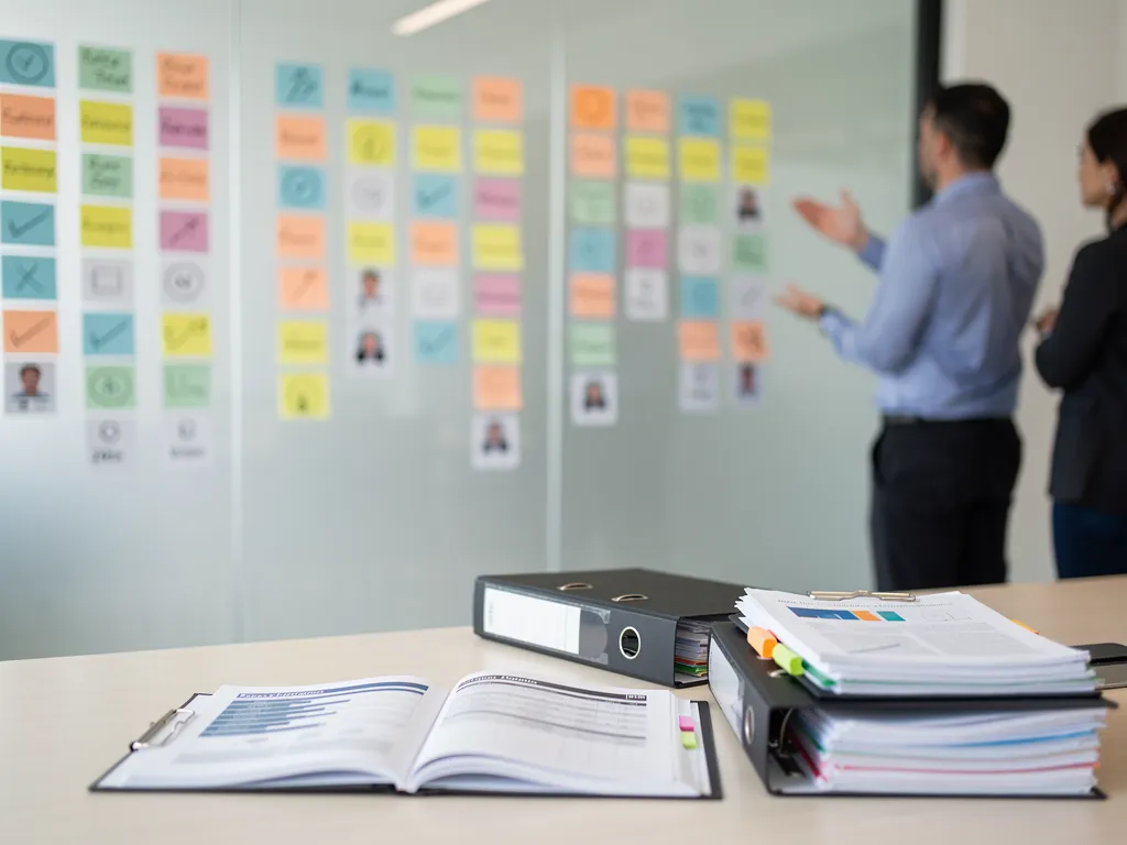 Security professional preparing an ISO 27001 audit findings report